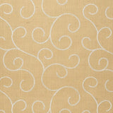 Schumacher Adhafera Scroll Straw Wallpaper