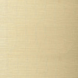 Schumacher Linyi Embroidered Fret Sisal Cream Wallpaper