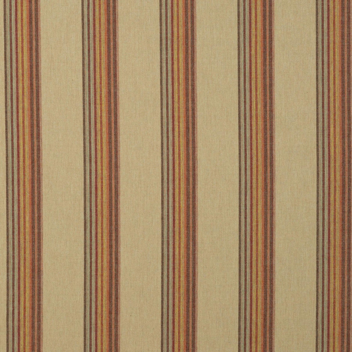 Mulberry TWELVE BAR STRIPE SAND/ROSE Upholstery Fabric