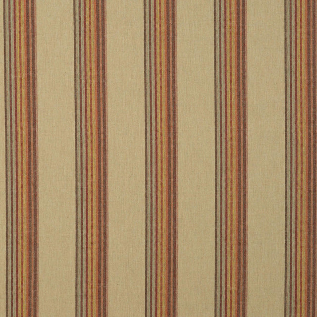Mulberry TWELVE BAR STRIPE SAND/ROSE Upholstery Fabric