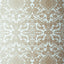 Schumacher Varenna Damask Robin'S Egg Wallpaper
