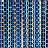 Schumacher Downtown Velvet Indigo Fabric