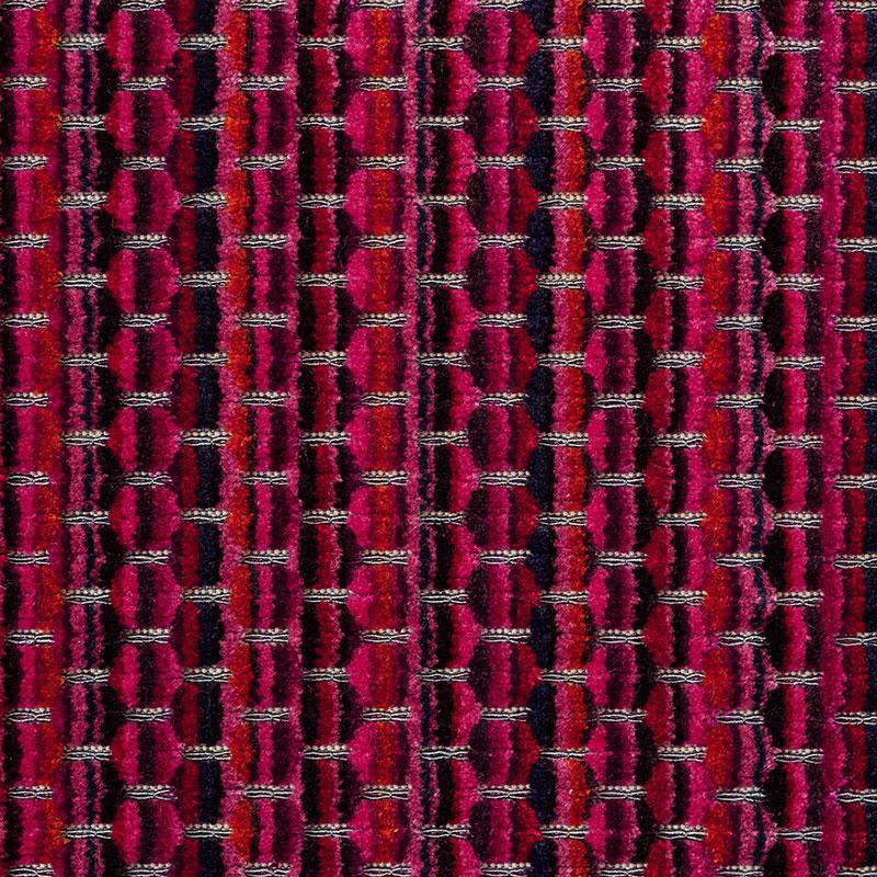 Schumacher Downtown Velvet Garnet Fabric
