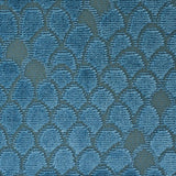 Schumacher Esther Velvet Peacock Fabric