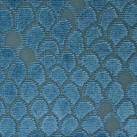 Schumacher Esther Velvet Peacock Fabric
