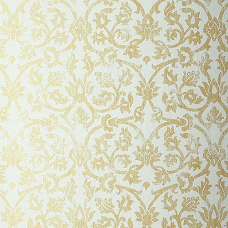 Schumacher Pellaro Aqua Wallpaper