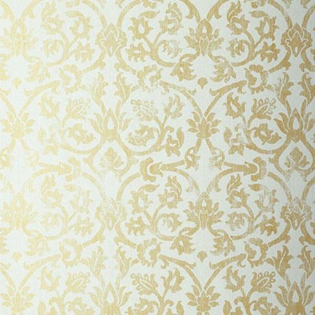 Schumacher Pellaro Aqua Wallpaper