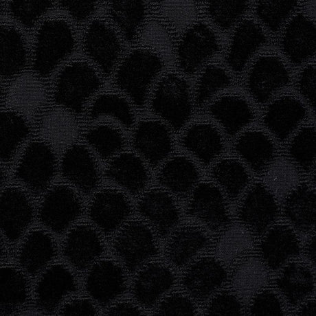 Schumacher Esther Velvet Onyx Fabric