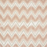 Schumacher Chevron Velvet Blush Fabric