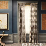 Schumacher Chevron Velvet Blush Fabric