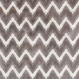 Schumacher Chevron Velvet Grey Fabric