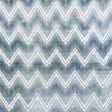 Schumacher Chevron Velvet Mineral Fabric