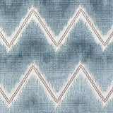 Schumacher Chevron Velvet Mineral Fabric