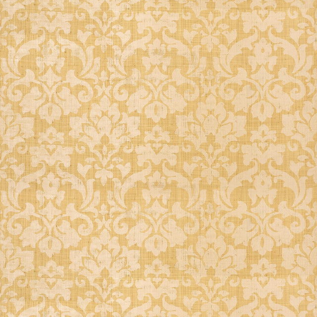 Schumacher Bellezza Damask Alabaster Wallpaper
