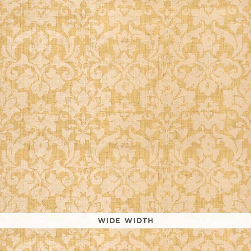 Schumacher Bellezza Damask Alabaster Wallpaper