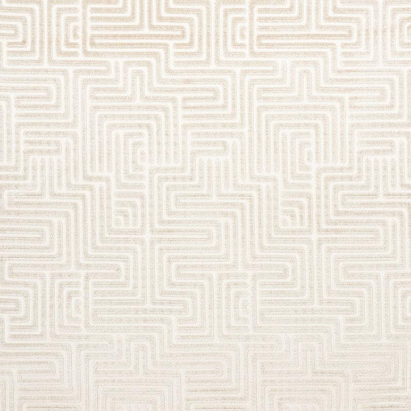 Schumacher Lisboa Velvet Pearl Fabric