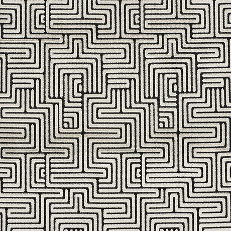 Schumacher Lisboa Velvet Obsidian Fabric