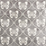 Schumacher Papillon Velvet Pewter Fabric