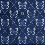 Schumacher Papillon Velvet Sapphire Fabric