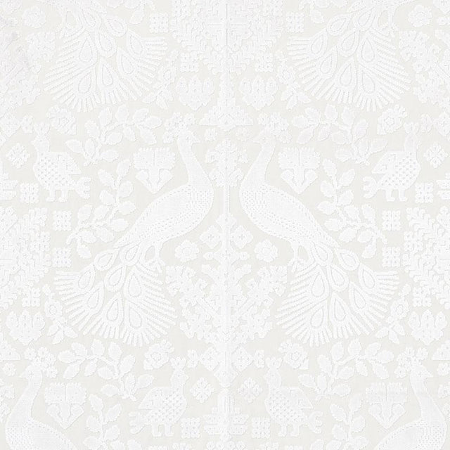 Schumacher Pavone Velvet Opal Fabric