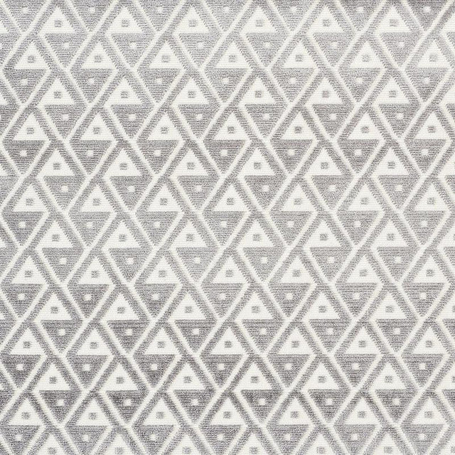 Schumacher Hoffmann Velvet Silver Fabric