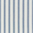 Schumacher Ojai Stripe Prussian Blue Fabric