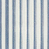 Schumacher Ojai Stripe Prussian Blue Fabric