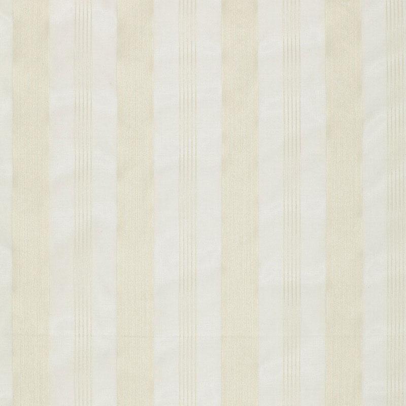 Schumacher Chantal Striped Sheer Ivory Fabric