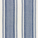 Schumacher Ojai Stripe Indigo Fabric