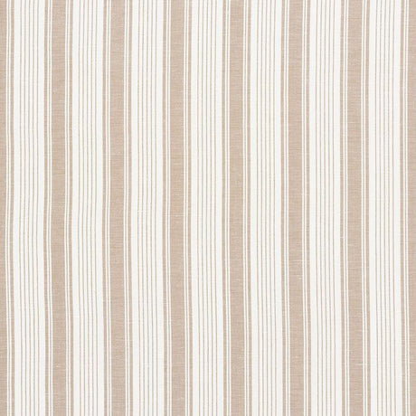 Schumacher Ojai Stripe Neutral Fabric