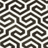 Schumacher Ming Fret Velvet Taupe Fabric