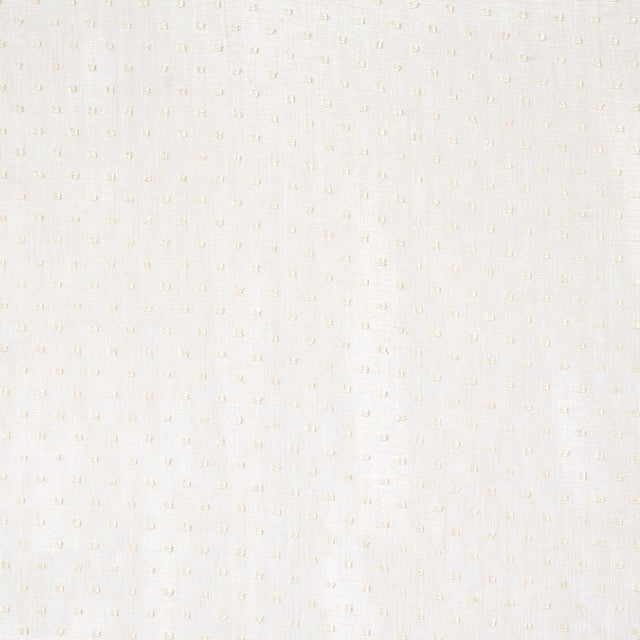 Schumacher Parseme Embroidered Sheer Antique Ecru Fabric