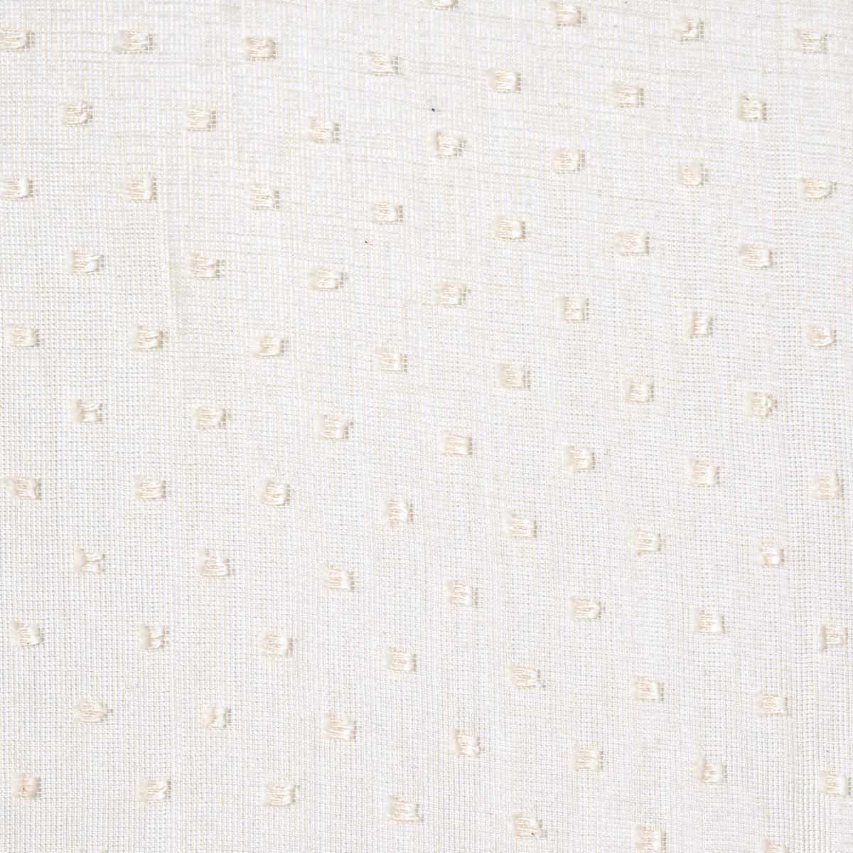 Schumacher Parseme Embroidered Sheer Antique Ecru Fabric