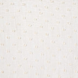 Schumacher Parseme Embroidered Sheer Antique Ecru Fabric