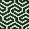 Schumacher Ming Fret Velvet Emerald Fabric