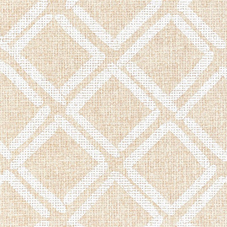 Schumacher Dina Paperweave Natural Wallpaper