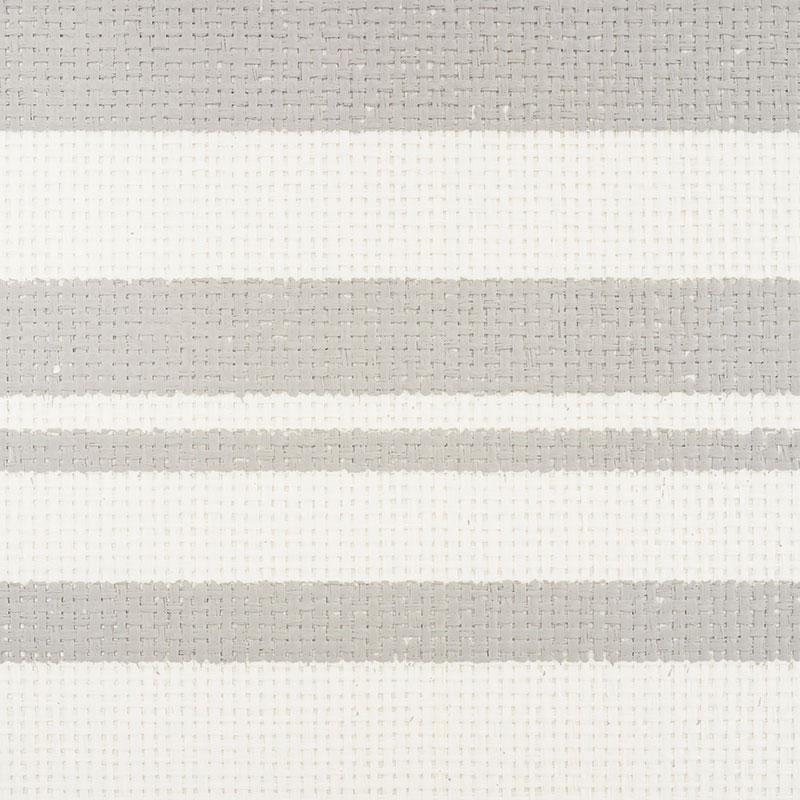 Schumacher Horizon Paperweave Grey Wallpaper