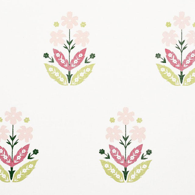 Schumacher Floweret Paperweave Spring Wallpaper – DecoratorsBest