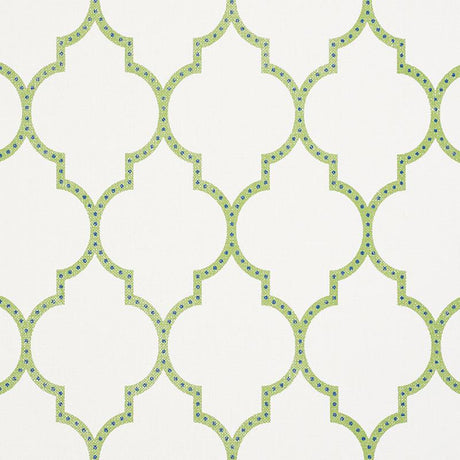 Schumacher Algiers Paperweave Leaf Wallpaper