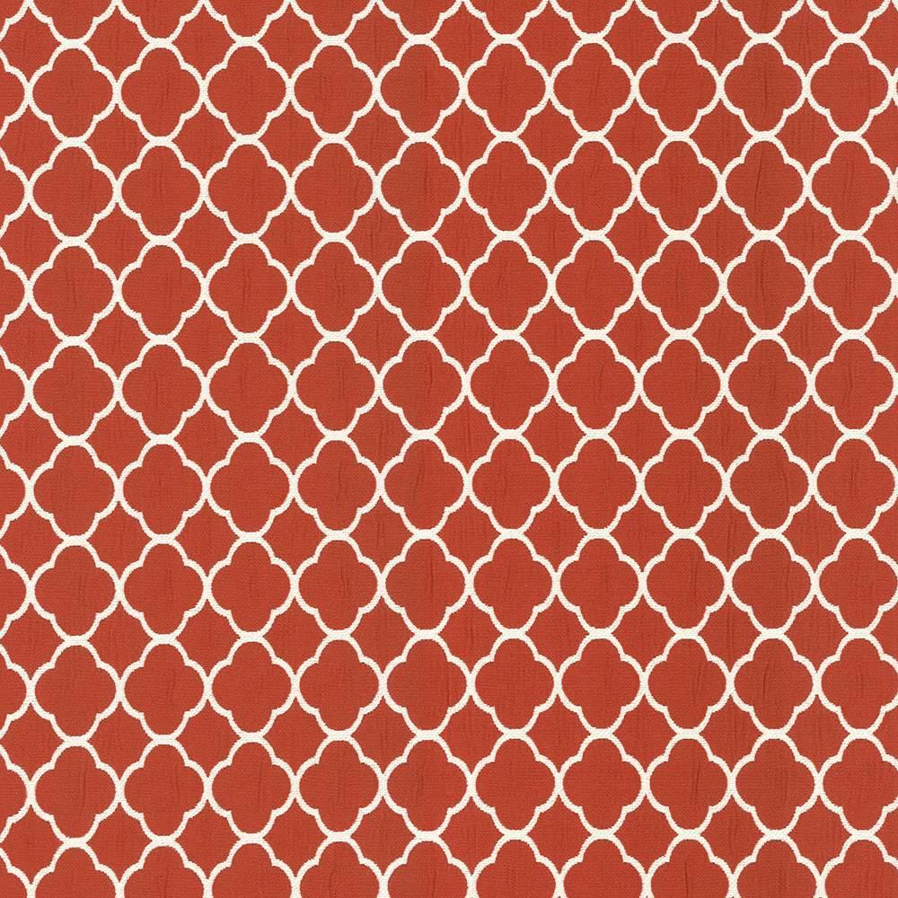 Kasmir Quatrefoil Maze Ladybug Fabric