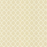 Kasmir Quatrefoil Maze Parchment Fabric