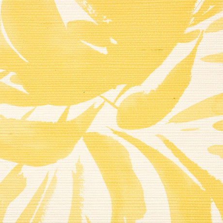 Schumacher Hana Sisal Yellow Wallpaper