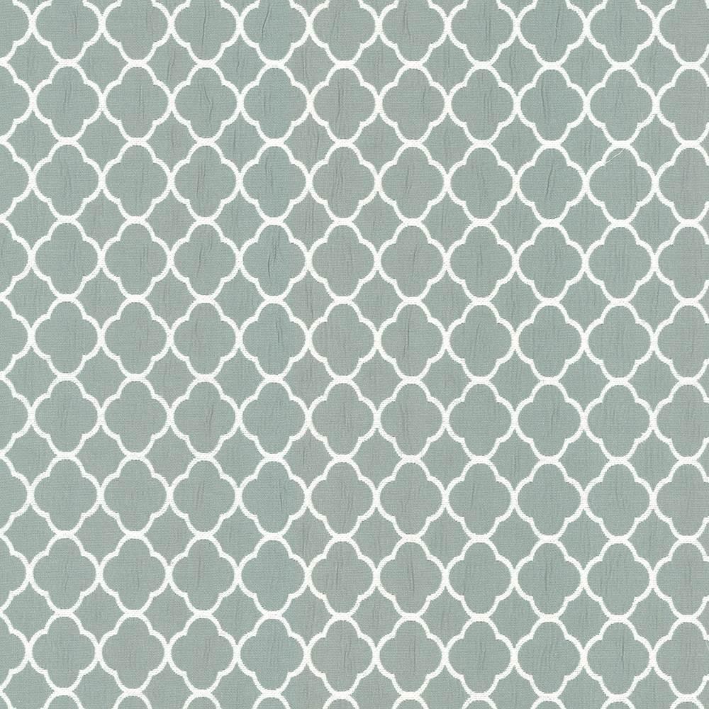 Kasmir Quatrefoil Maze Spa Fabric