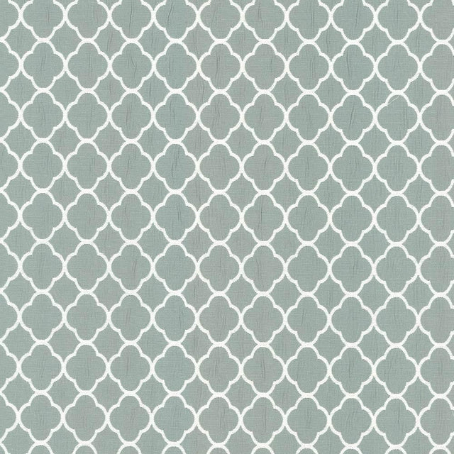 Kasmir Quatrefoil Maze Spa Fabric
