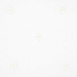 Schumacher Vincenzo Embroidered Sheer Blanc Fabric