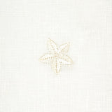 Schumacher Vincenzo Embroidered Sheer Ivory Fabric