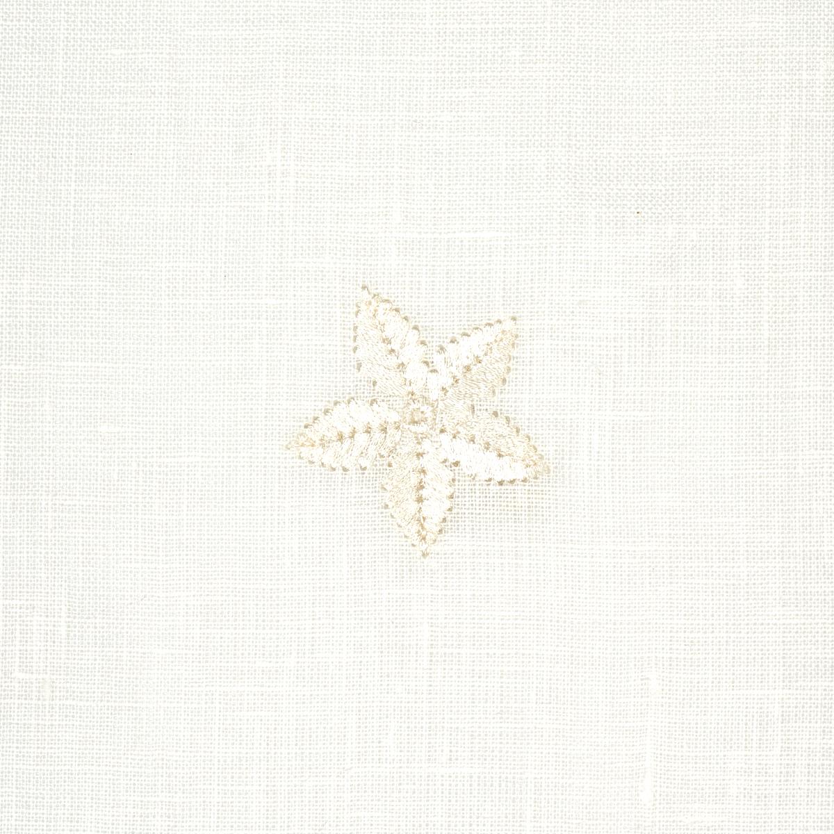 Schumacher Vincenzo Embroidered Sheer Ivory Fabric