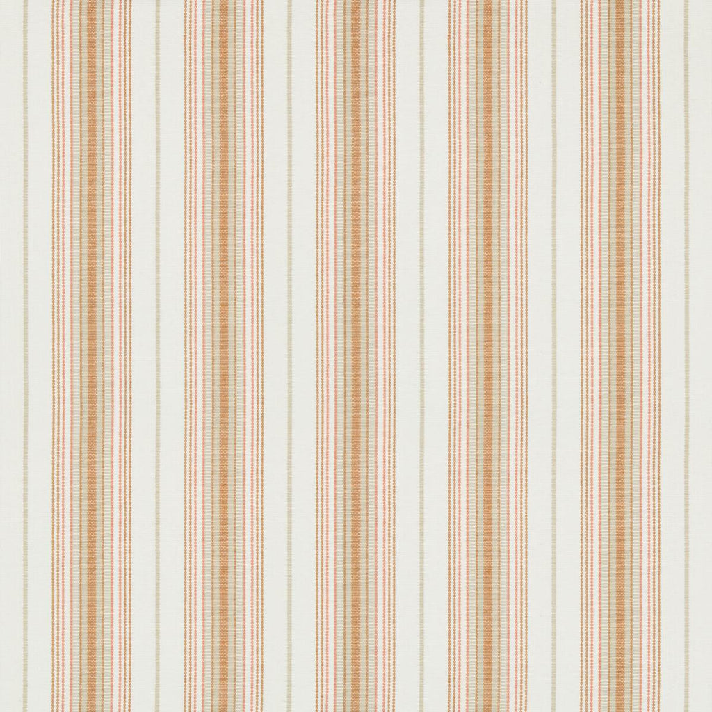Lee Jofa Cassis Stripe Tangerine Fabric