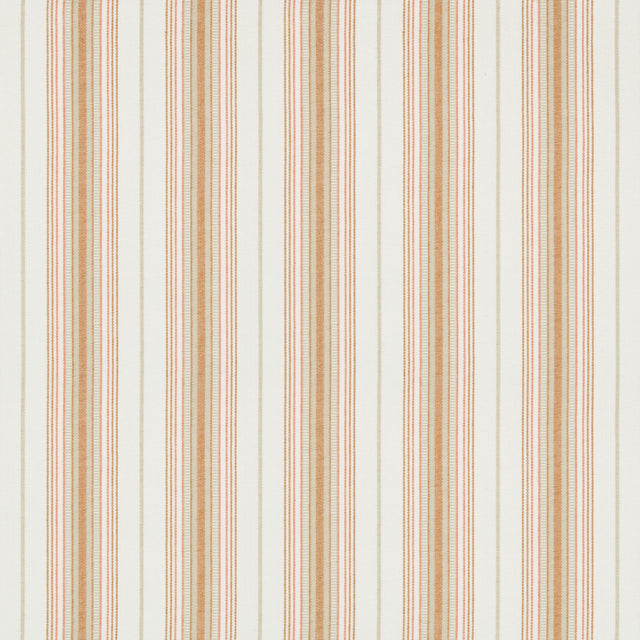 Lee Jofa CASSIS STRIPE TANGERINE Upholstery Fabric