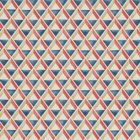 Lee Jofa Cannes Print Red/Blue Fabric